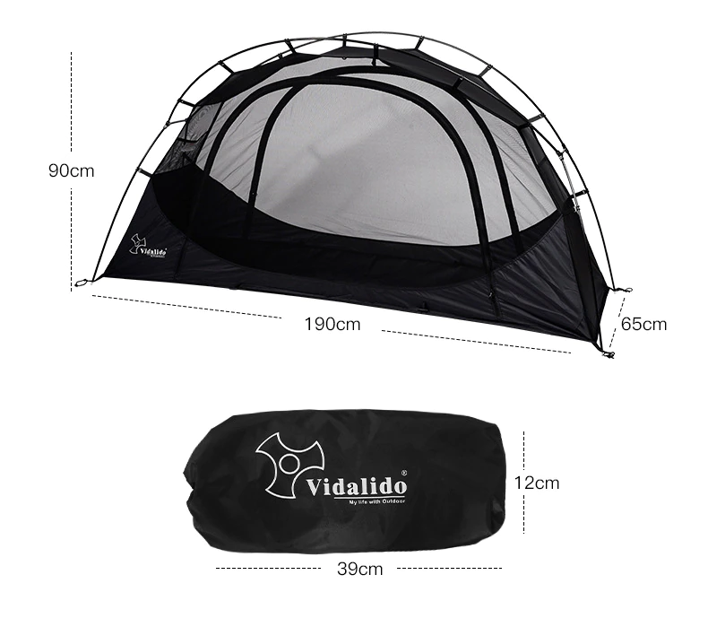 Cheap Goat Tents Folding Bed Tent 1 Person Ultralight Portable Outdoor Hiking Backpacking Camping Cot Tent Single Anti mosquito Waterproof Net   